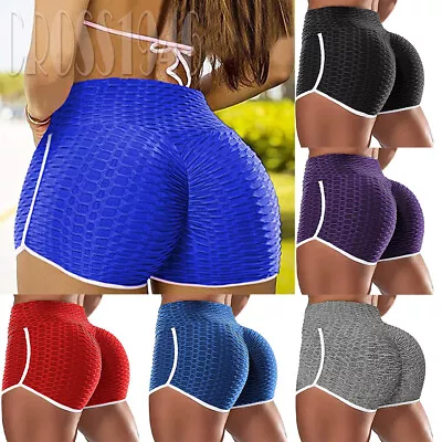 £6.49 • Buy Women Anti-Cellulite Yoga Pants Shorts Tik Tok Hot Leggings Bum Butt Lift Sport