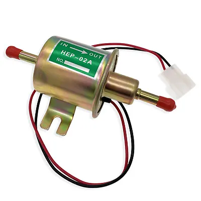 $12.49 • Buy Universal 12V Low Pressure Electric Fuel Pump For Motorcycle ATV Lawn Movers
