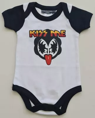 Baby Romper Suit 000 “ KISS ME “ By Rock Your Baby - Last One - NWT • $14.99