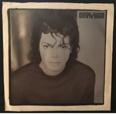 45  Michael Jackson: Man In The Mirror / 1987 / W/ Pic Sleeve / R&B / Soul Ppp • $25.97