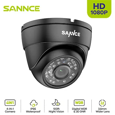 SANNCE 1x HD 1080P Video 5in1 Home CCTV Security Camera Outdoor IR Night Vision • $17.59