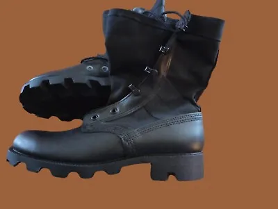 Us Military Altama Jungle Boots Panama Sole 13w Black Nos 6850 New Usa Made • $94.95