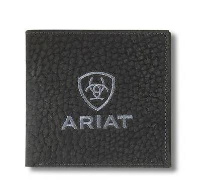 Ariat Bi Fold Bull Hide Black - Accessories Wallet - A3556301 • $35