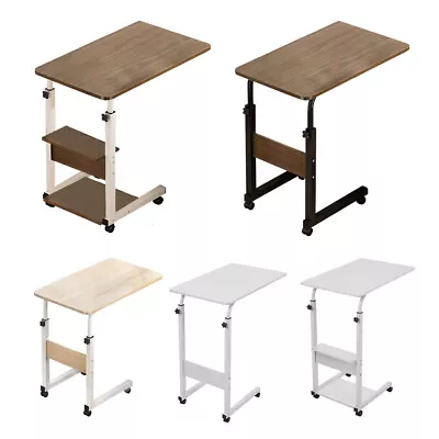 Notebook Desk Height Adjustable Laptop Table Trolley Sofa Bed Table Serving Tray • £20.95
