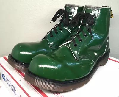 90's Vintage Steel Toe Dr. Martens 10.5 Boots England 6-eye 1920 131 7713 7711 • $189.99