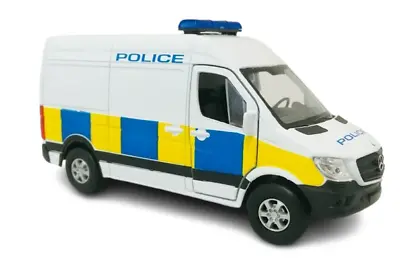 POLICE SPRINTER VAN Toy Car Boy Girl Dad 11cm Die Cast Model Police Van Model. • £11.95