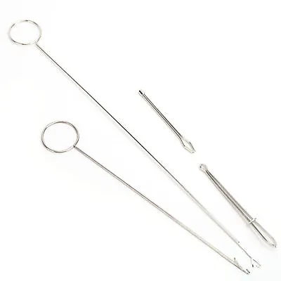 Drawstring Threader Set Practical Sewing Loop Turner Hook Prevent Curl • £5.99