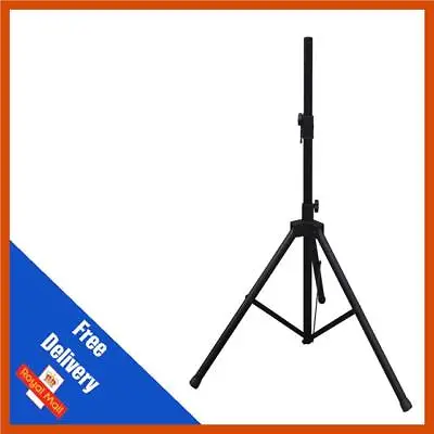 Black 35mm Heavy Duty Lightweight Adjustable Aluminium Tripod PA Speaker Stand • £33.99