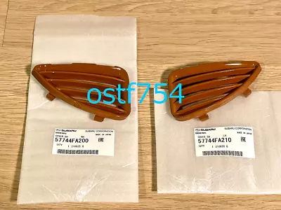 Subaru Genuine Impreza WRX STi GC8 Front Bumper Lower Vent Cover Pair OEM JDM • $194.83