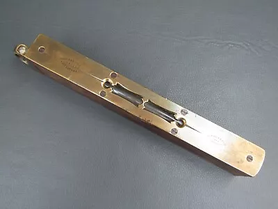 £30 • Buy Vintage Hardwood & Brass 10  Surveyors Sight Level By John Rabone & Sons