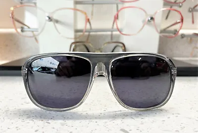 Vintage 70s Mens Oversized Sunglasses W/Custom Solid Gray Lenses SIZE 56-18-150 • $26.99