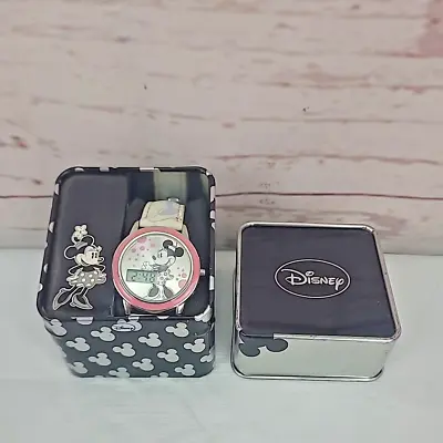 Disney Minnie Mouse Accutime Women's Girl's Wristwatch With Tin. • $12