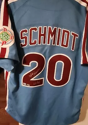 PHILLIS Mike Schmidt Autographed Jersey  • $550