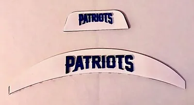 New England Patriots  Front And Rear 3D Bumpers Riddell Full Size Flex Helmet • $20