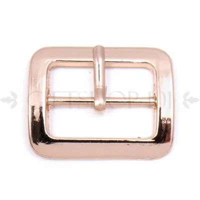 10pcs Leather Craft Buckles 15mm Metal Rectangle Gold Buckle Bag Strap Adjuster • $6.99