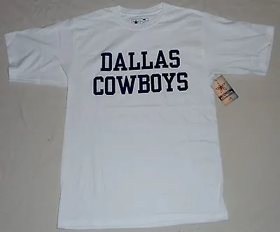 Dallas Cowboys Authentic Apparel Short Sleeve T Shirt Mens Small S White Nwt • $18.99