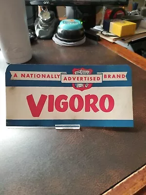 Vintage 1930s Country Store Counter / Window Sign- Vigoro • $9.99