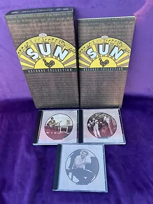 Sun Records Collection Elvis Presley Various Artists 3 CD Box Set 1994 Rhino Rec • $25