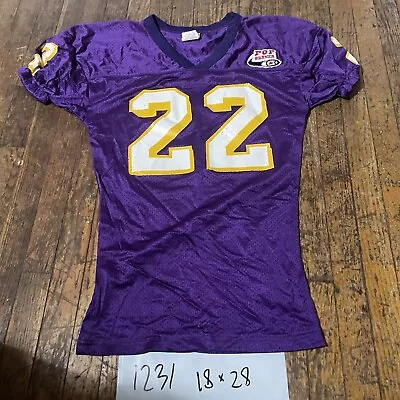 Pop Warner Vikings Purple And Gold Jersey Size Medium  • $14.99