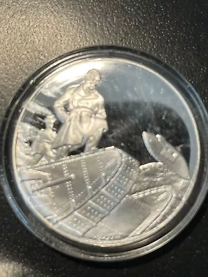 £17 • Buy .925 26g Sterling Silver . Churchill Centenary  - 1915 Tank WW1 . Pinches 1974