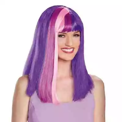 Twilight Sparkle Wig My Little Pony Fancy Dress Up Halloween Costume Accessory • $30.57