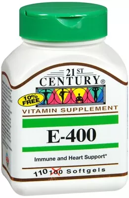 21st Century Vitamin E 180mg Softgels 110ct  • $8.76