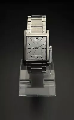 Fossil Arkitekt FS-4176 Silver Tone Analog Quartz Dress  Mens Wristwatch • $21.99