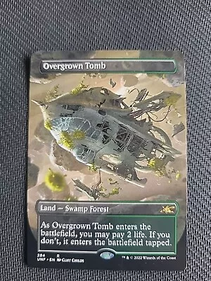 Mtg Magic The Gathering Overgrown Tomb Full Art Borderless. • £14