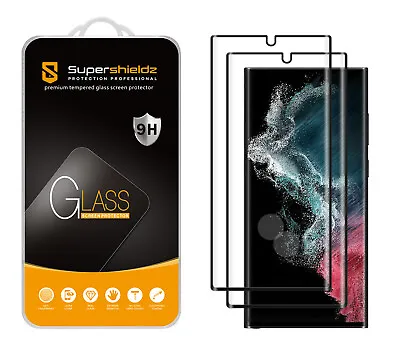 2X Full Cover Tempered Glass Screen Protector For Samsung Galaxy S22 Ultra 5G • $11.99