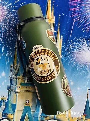 $49.95 • Buy Disney Parks Fort Wilderness 50th Anniversary Metal Water Bottle Tumbler New