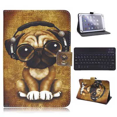 $28.98 • Buy For Amazon Kindle Fire HD 10 2021 2019 2017 Keyboard Printed Leather Case Cover