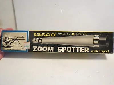 Vintage 1970's Tasco Zoom Spotter # 22 With Tripod 15x To 45x - Brand New & Mint • $93.46