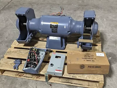 Baldor 14  Industrial Grinder 1500 RPM Max 5 HP 230v 3 Phase 1406W Damaged • $2694.51