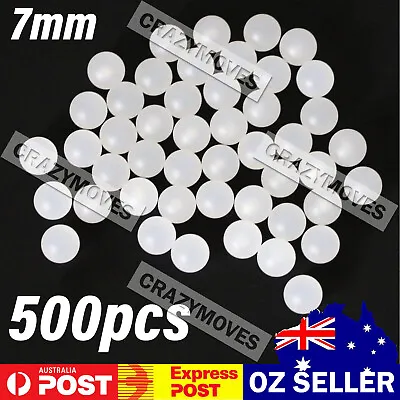 500PCS 7mm Diameter PP Solid Plastic Balls Roller Bearing Transmission  • $10.99