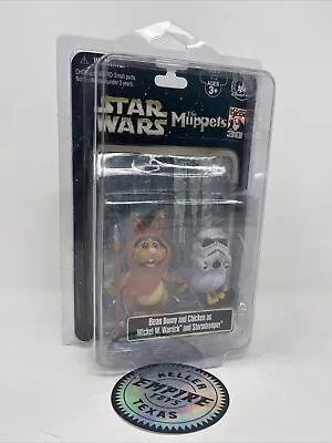 Star Wars The Muppets Figures Bean Bunny And Chicken As Wicket W. Warwick • $60