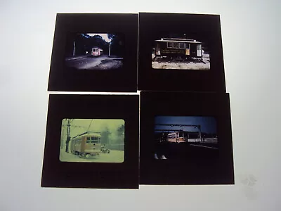 4 Trolley Edaville MTA Eastern Mass Ry Slides NNN • $14.99