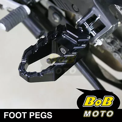 For Yamaha Bolt 14-20 19 18 17 16 15 CNC BUZZ Rider Front Foot Pegs BLACK • $41.64