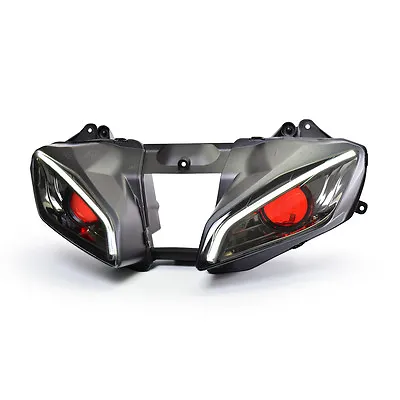 1X LED Headlight Assembly For Yamaha Yzf R6 YZF R6 08-16 Red  Demon Eye Headlamp • $499