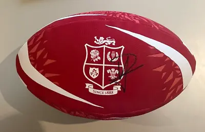 £49.95 • Buy Taulupe Faletau Signed Lions Rugby Ball With COA - Wales