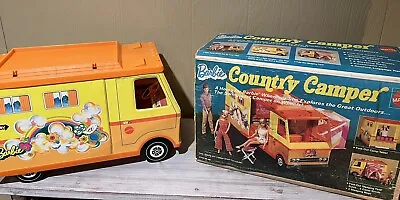Vintage 1970 Mattel Barbie Country Camper RV W/ Original Box  • $115