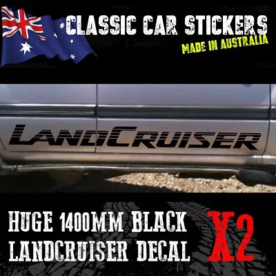 LANDCRUISER 80 100 200 Series DECAL KIT PAIR 4x4 1400mm • $38.90