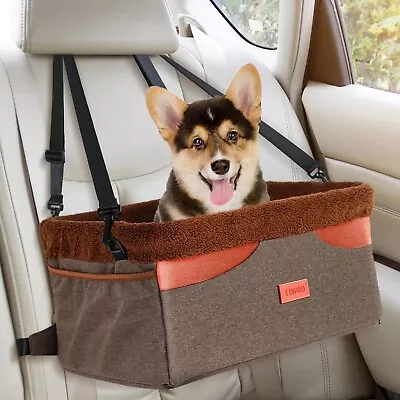 Dog Car Seat For Small Dogs Up To 26lbs  Dog Booster Seat Washable • $29.50