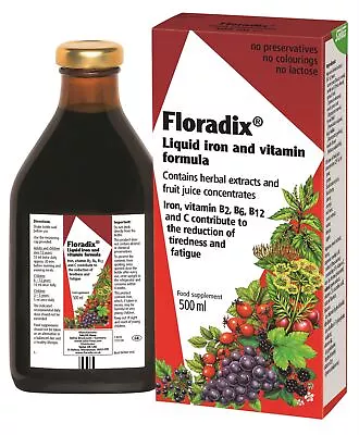 £18.99 • Buy Floradix Floradix Liquid Iron And Vitamin Formula - 500ml