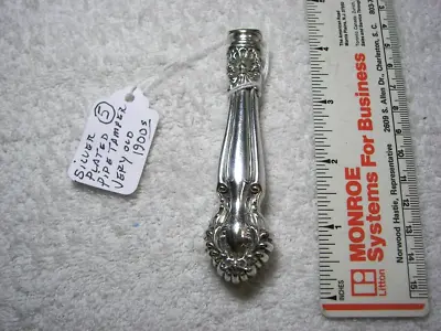 Vintage Silver Plated Very Ornate Pipe Tamper / Very Old / No.5 • $12.95