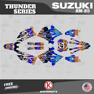 Graphics Decal Kit For Suzuki RM85 (2001-2023) RM Thunder Series - Tan • $54.99