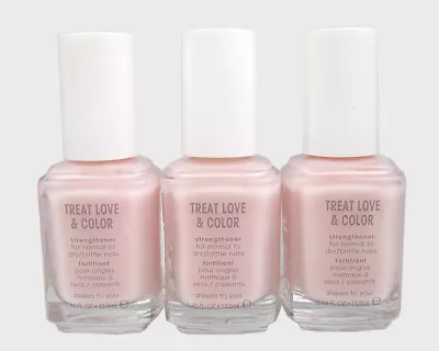 Essie Treat Love & Color Nail Polish / Strengthener - Sheers To You (Lot Of 3) • $29.99
