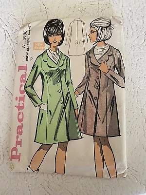 Vintage Unopened Dress Making Pattern From Practical Fashions. Coat Size 18 • £0.99