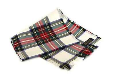 Scottish Tartan 100% Wool Plain Full Fringed Sash - Stewart Dress Modern • £34.95