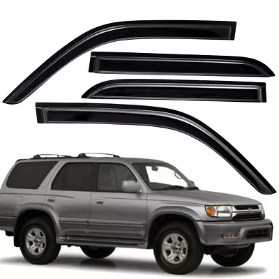 Sun Rain Guard Window Visor Vent Shade For 96-02 Toyota 4Runner Limited SR5 Base • $41.95