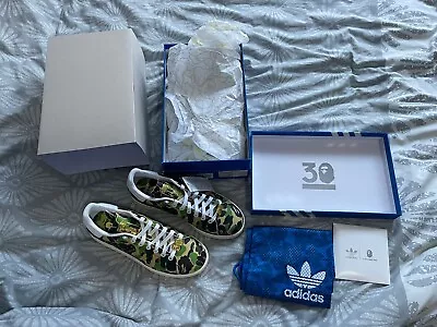 Adidas Stan Smith Bape Mens Size 7.5US IG8949 Camouflage Brand New Deadstock • $100